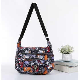 Crinkle Nylon Cross-body Casual bag